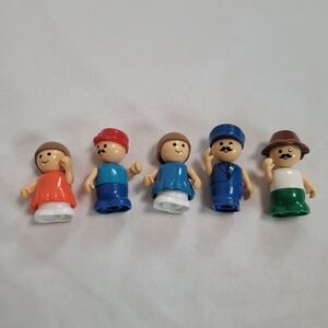 VTG Playskool Lil Playmates Figures People Lot of 5